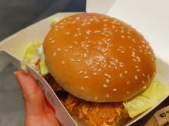香辣鸡腿堡单人餐兑换券-肯德基(芳和店)