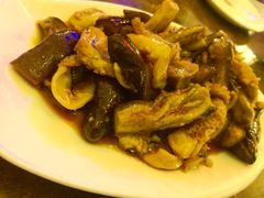 茄子拌八带-晚归月亮湾私家菜(临邑路店)