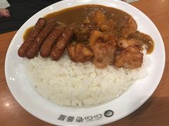 炸鸡块咖喱饭➕香肠-CoCo壱番屋(久光百货店)