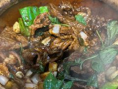 生啫牛肉-天宝食坊·啫啫煲大排档(西华路店)