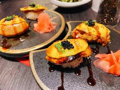炙烧鹅肝芒果鱼籽手握-AJIYA·池袋日式烧肉自助(天津万象城店)