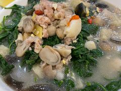 上汤时蔬-台山美食一绝阿四台山黄鳝饭(阿四创作店)
