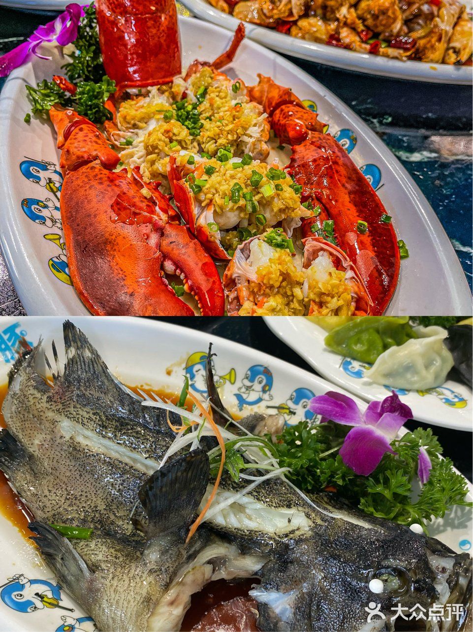 一起来吃小海豚海鲜！ 这家居然有驻唱，唱歌特别好听