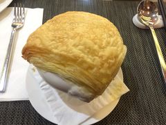 酥皮法式蘑菇汤-大佛寺高级素食自助餐厅