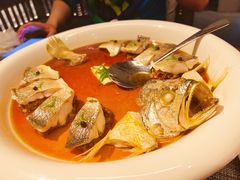 肉饼蒸生态大黄鱼-巧庆楼·茶膳