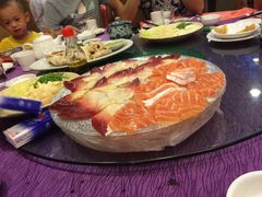 北极贝、三文鱼刺身-盛港湾海鲜食府(黄沙店)