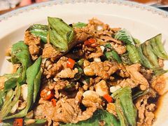 樟树港辣椒炒肉-真地道京味府·鲜橙烤鸭·北京菜(朝外大街东大桥店)