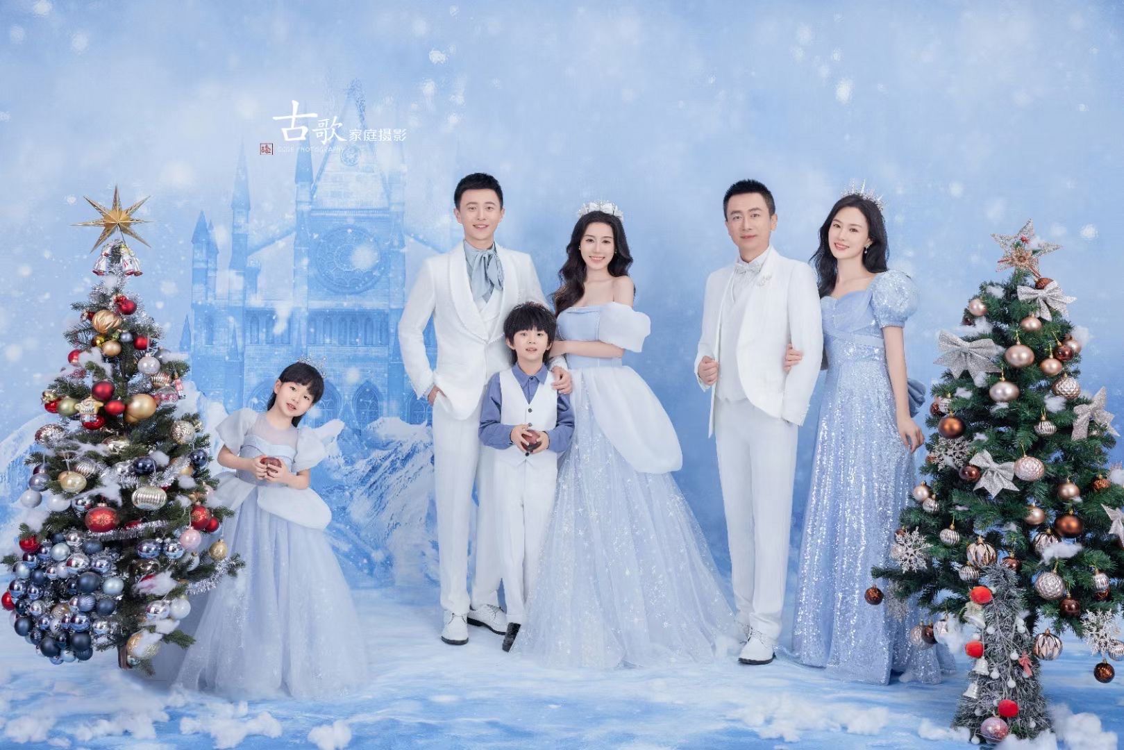 2023圣诞主题全家福写真