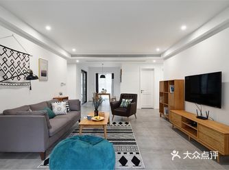 140㎡简约北欧风，白色通透+无主灯的大气
