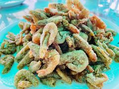 干炸海白虾-金丝饭庄(金丝新天地保障性住宅小区店)