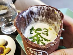 饼干杯奶盖茶-茶是一枝花泡茶店