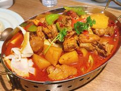 大盘鸡自带皮带面-贯贯吉·清真餐厅(浙江中路店)