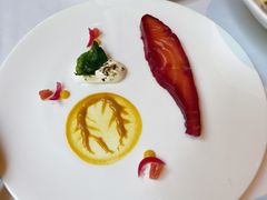 挪威烟熏三文鱼水晶黄瓜香槟奶油-福楼法餐厅FLO