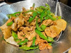 螺丝椒现炒土猪肉-东方红·湖南菜(金屿店)