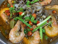 -东来菜馆•手抓海鲜家常菜•海鲜锅贴(鸽子窝店)