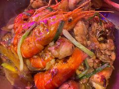 有膏大罗氏虾炆果园鸡-啫神·广州地标美食(北京路店)