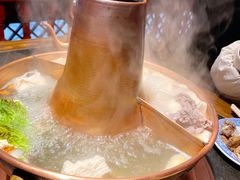 传统清汤大铜锅-清真·京华源铜锅涮肉(丰庆店)