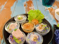 -蝶豆花蓝面条