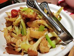 封缸肉炒有机花菜-西贝(金桥店)