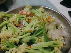 烧鹅汁炒台山菜花-台山第一家兴华黄鳝饭·黄鳝婆(彭沙坑总店)