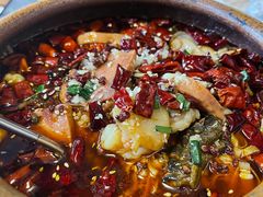 麻辣水煮八仙锅-荷风细雨·中国茶宴(碧云店)