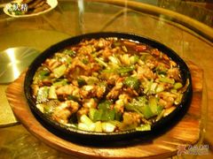 铁板田鸡-绿色时代大酒店