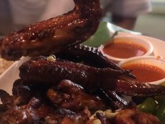 烤鸡翅膀-东海岸人工湖美食村