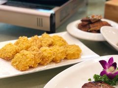 玉米虾饼-新长岭大酒店酒楼
