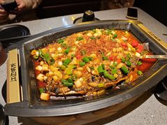 蒜香味烤鱼-江边城外烤全鱼(方庄时代购物中心店)