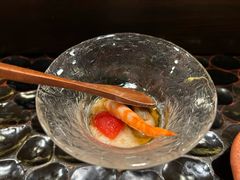 秋葵海螺虾山药醋-松涛日本料理