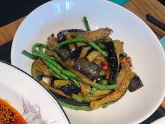 茄子豇豆-鸡毛店·川菜(双楠店)