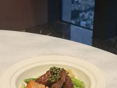 鲜花椒芦竹笋炒牛板腱-景月阁空中食府(希尔顿酒店)