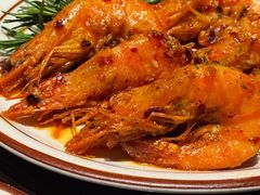 西班牙蒜香油爆虾-ZAFFERANO西班牙海鲜饭(上海首店)