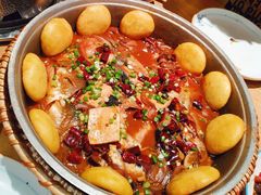 胶东鱼锅贴饼子-山东宾馆·齐鲁苑餐厅