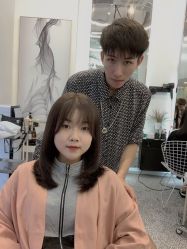 -I+造型烫发染发