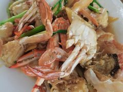 姜葱炒花蟹-七鲜渔港美食餐厅(巽寮湾海景店)