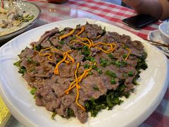 菜尖蒸牛颈-龙桥私厨·姜花菊花过桥鱼·顺德菜(容桂店)