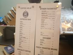 菜单-COFFEE HOLIC(朝外SOHO店)