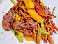 香芒茶树菇牛肉-陶陶居酒家(环市东店)