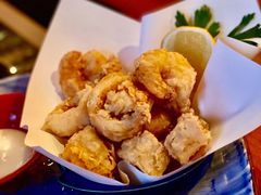 脆炸鱿鱼及虎虾-杭州西子湖四季酒店-WL BISTRO西湖餐厅(灵隐路店)