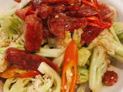 干锅花菜-闯关东东北农家菜(崂山石老人店)