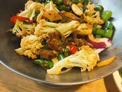 小炒有机菜花-小土豆北方菜馆(文慧园店)
