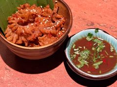 炸猪皮-浩海火燒雲傣家菜(芮欧百货店)