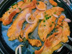 韩式调味五花肉-牛味道炭火烤肉(湖前总店)