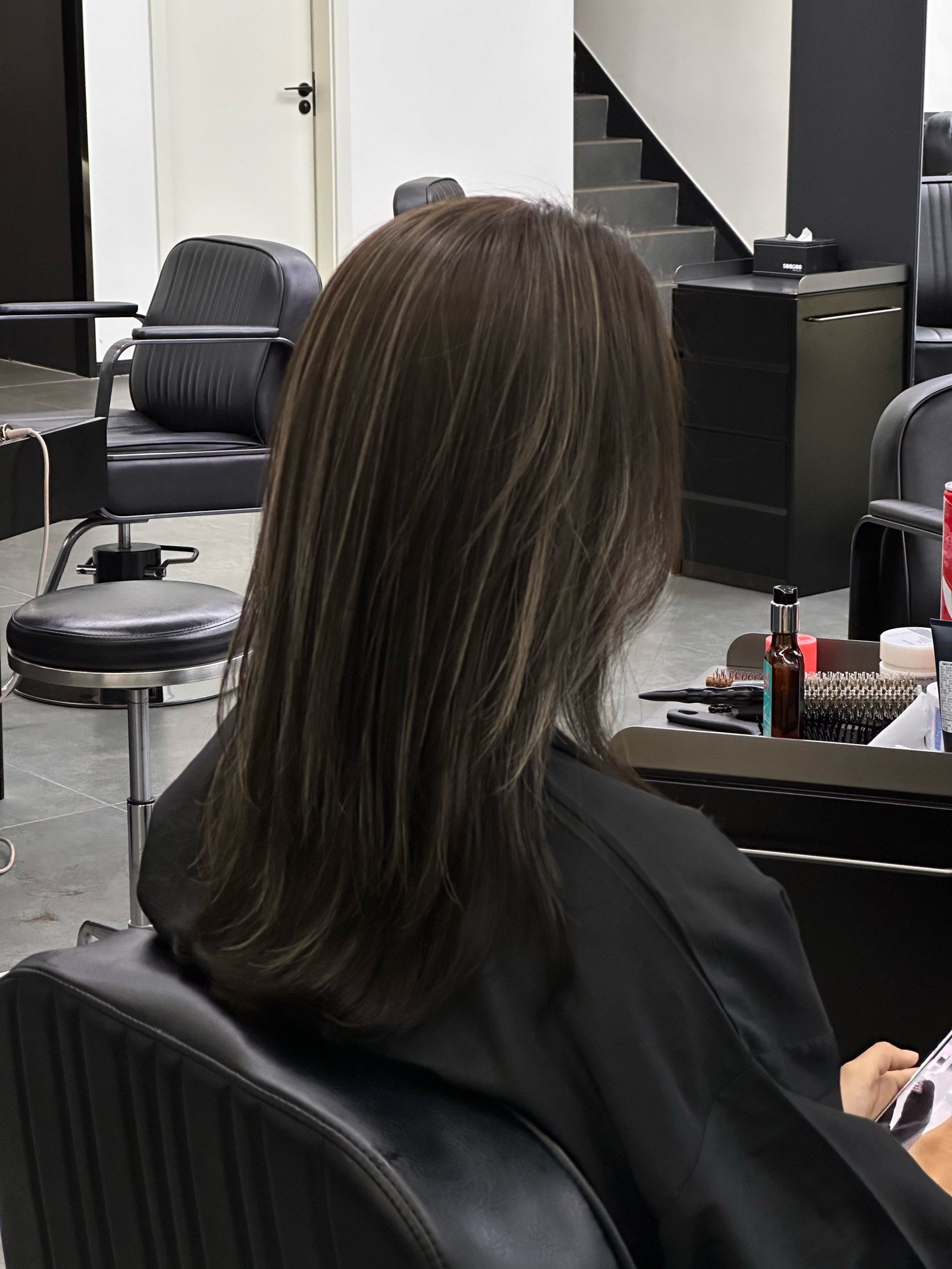 烫发 自然弧度烫发 发尾自然弧度 soqgoo