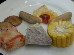 香芋，玉米，披萨，香肠-清远国际酒店-圣保罗西餐厅