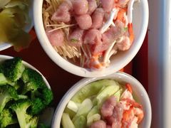 金针菇鱼丸汤、黄瓜鱼丸汤-车头老二大排档(金城步行街店)