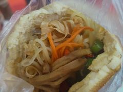 花干夹菜-三兄弟高炉烧饼