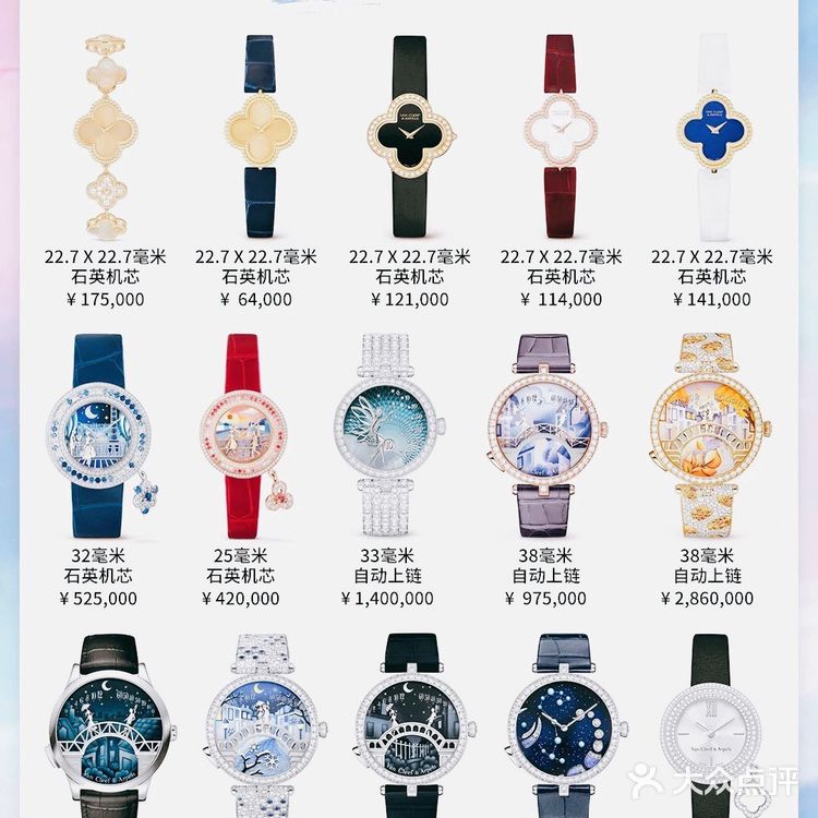 不同品牌女表什么最值得买！！！