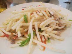 芦苇根炒肉丝-梦缘水乡·湖景餐厅